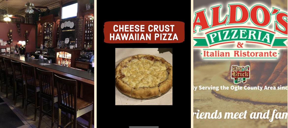 Aldo's Pizzeria and The Red Brick Pub Menu